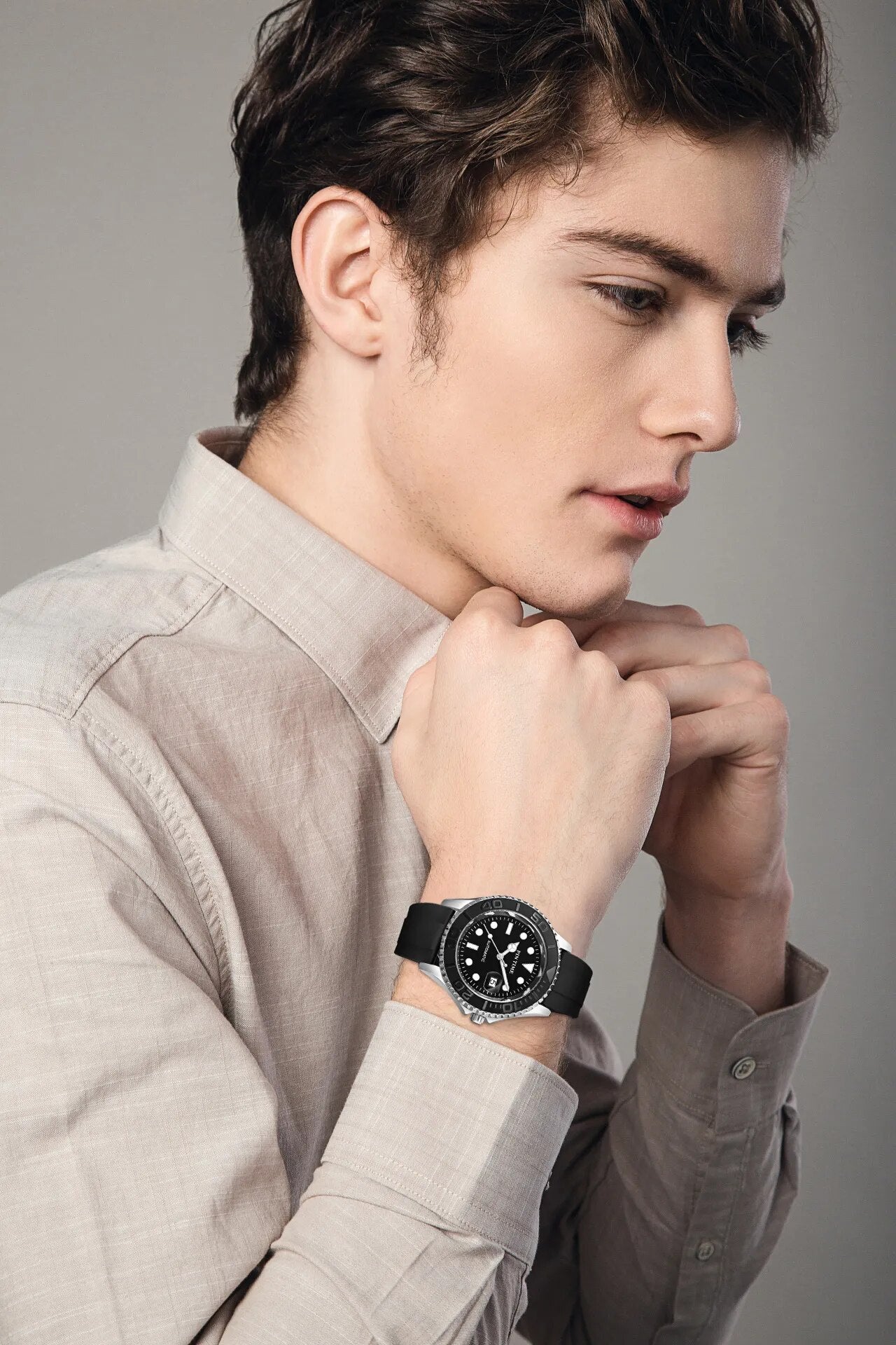 Mechanical Waterproof Sport Wrist Watch