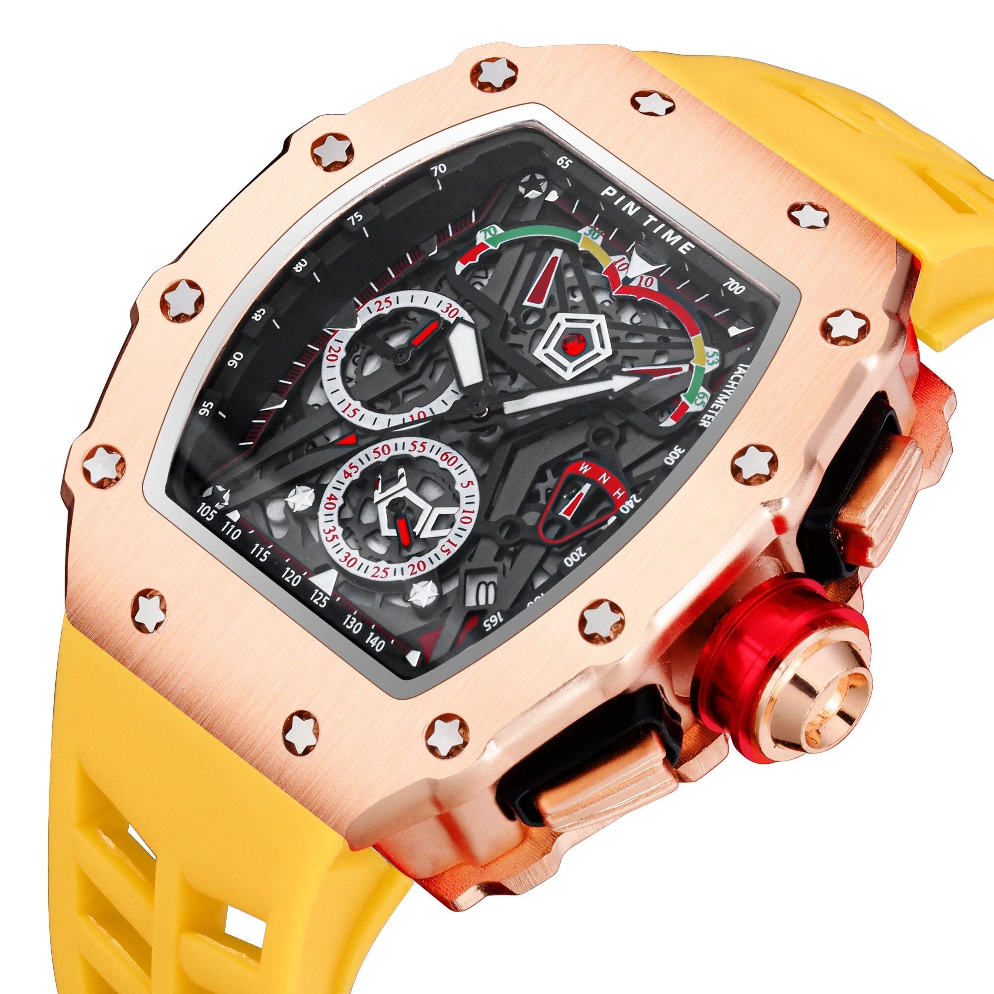 Silicone Strap Calendar Luminous Watch