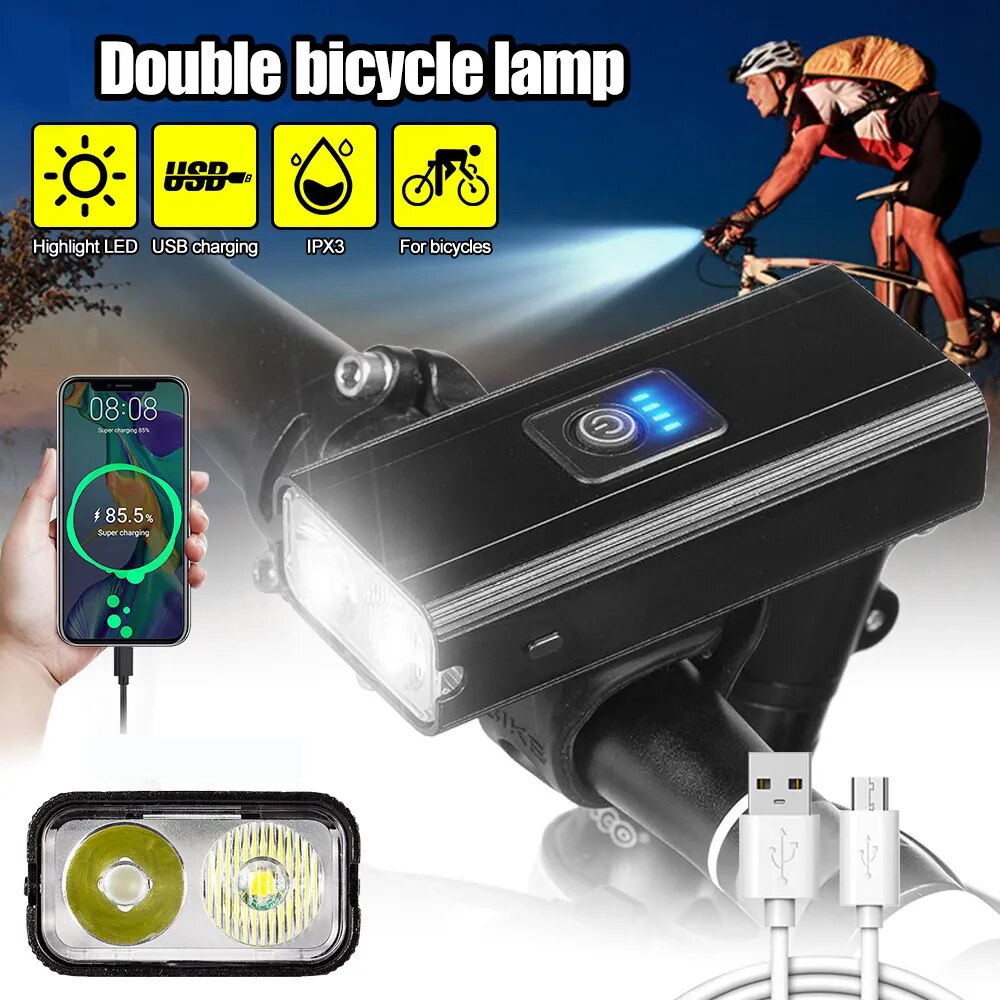 Headlight 2 LED/3 LED/5 LED/8 LED Bike Light