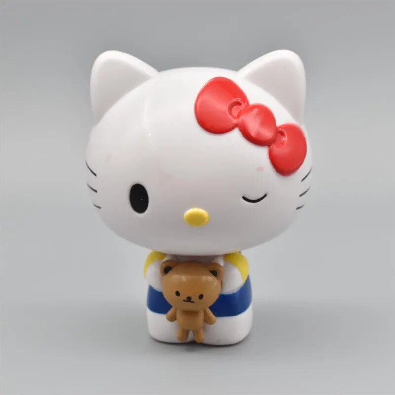 Cute Sanrio Anime DIY Figure Set for Kids