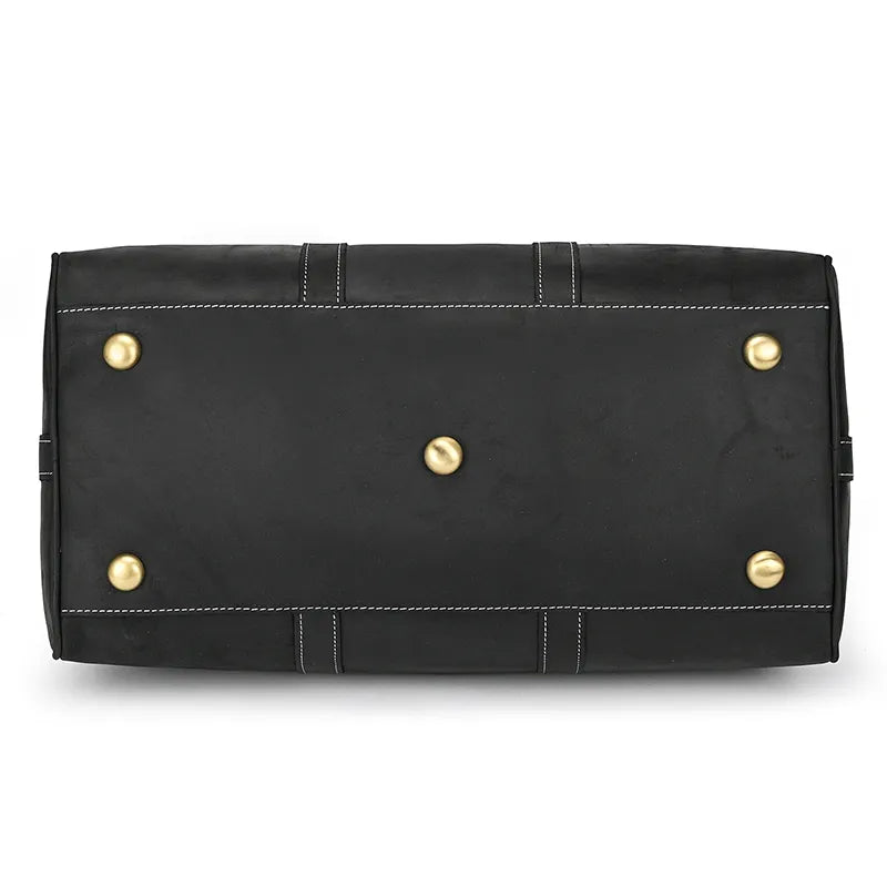 Bolsa de viaje de cuero genuino