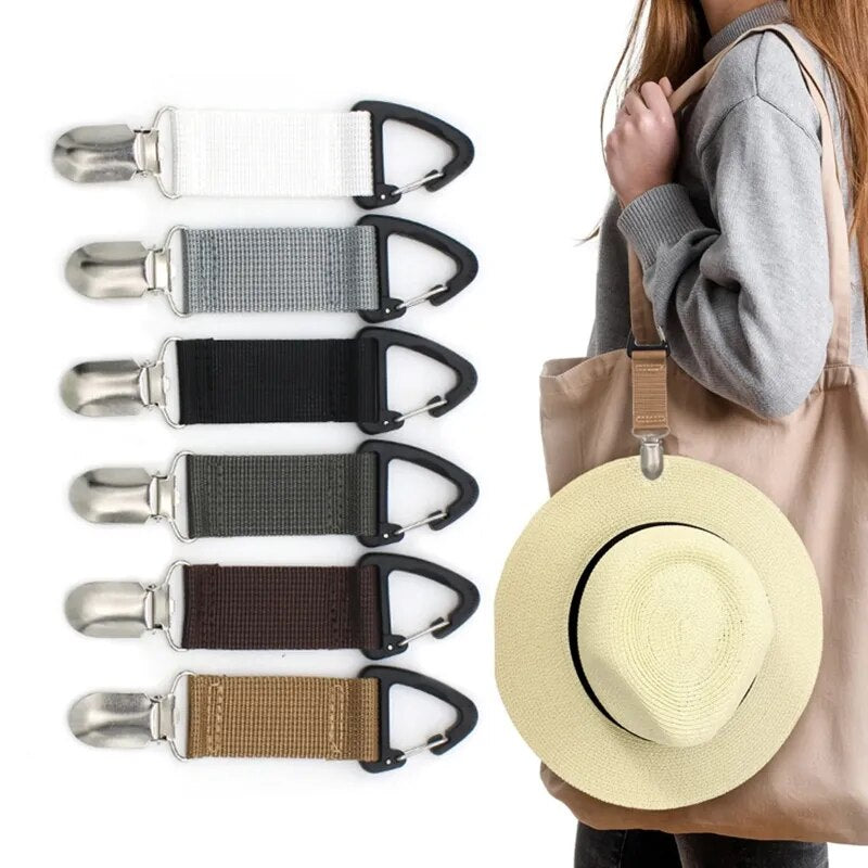 Hat Clip for Traveling Hanging on Bag