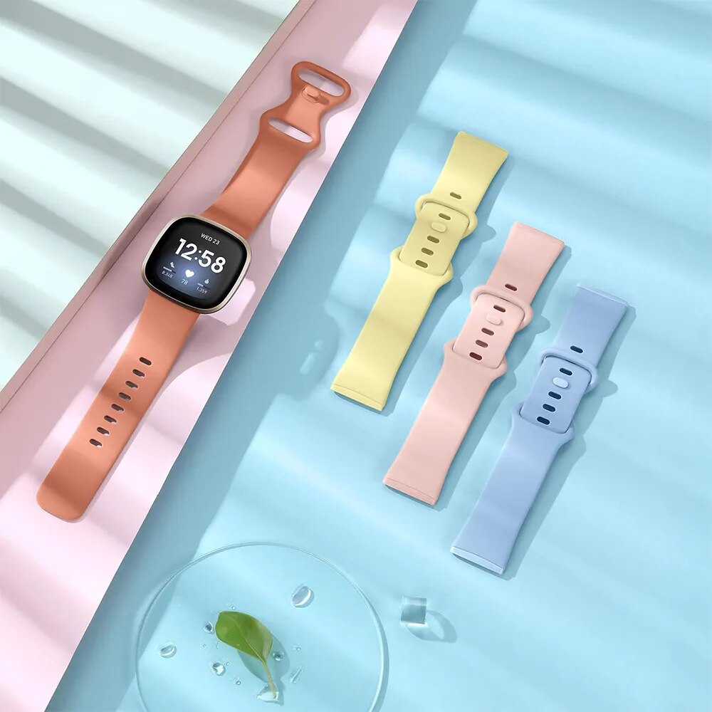 Fitbit Versa 3 Watch Band Reloj inteligente suave Correa pulsera deportiva