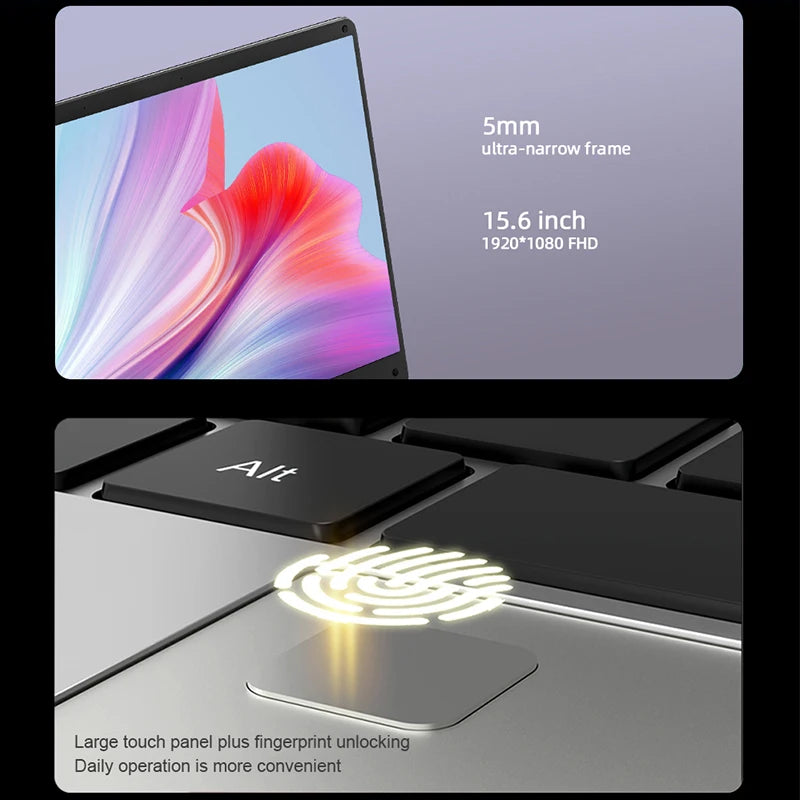 Tragbarer Laptop 12G/16G RAM 1TB SSD+1TB HDD