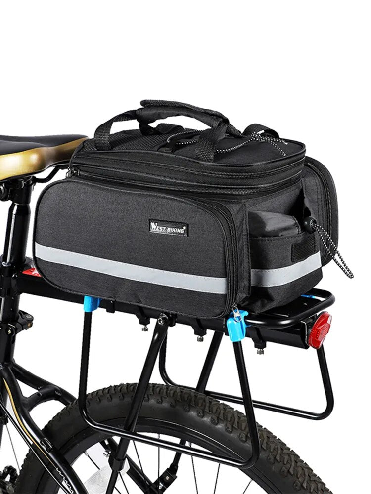 3 In 1 Waterproof Bicycle Trunk Large Capacity Travel Bag