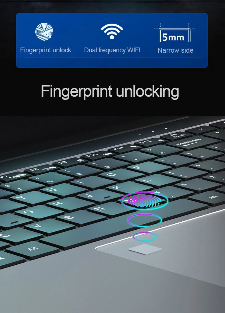 Tragbarer Laptop 12G/16G RAM 1TB SSD+1TB HDD