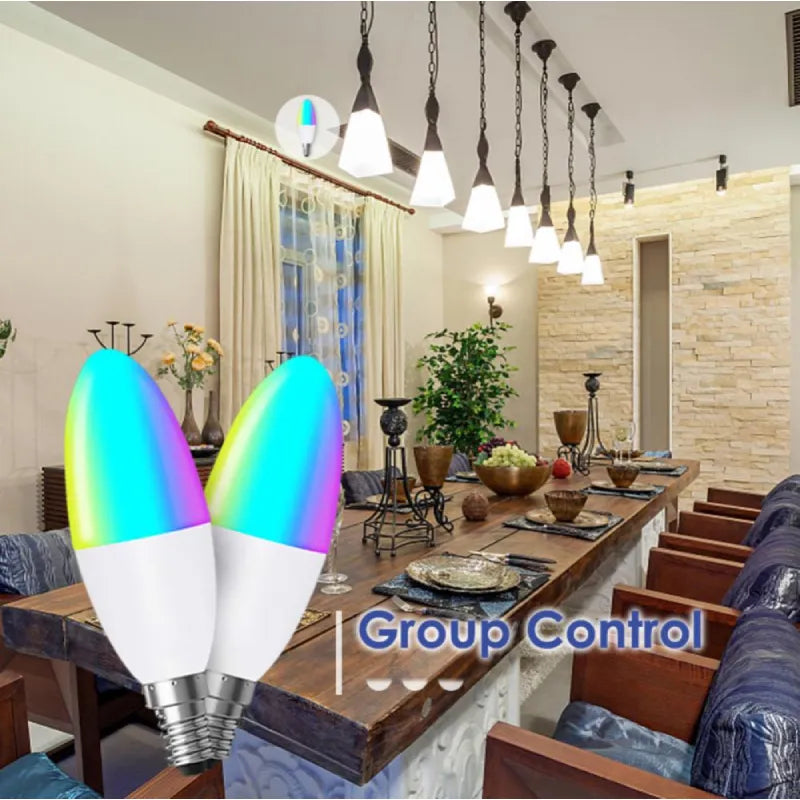 Magic Bulb E14 E14 GU10 RGBCW LED Bulb For Smart Life