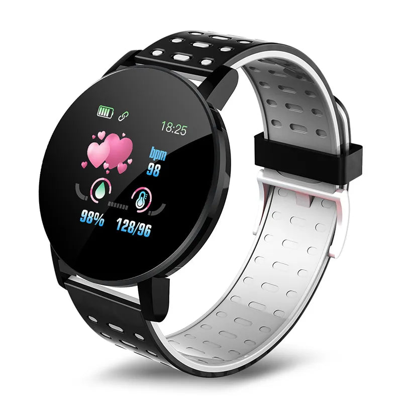 Heart Rate Blood Pressure Monitoring Fitness Tracker Smartwatch