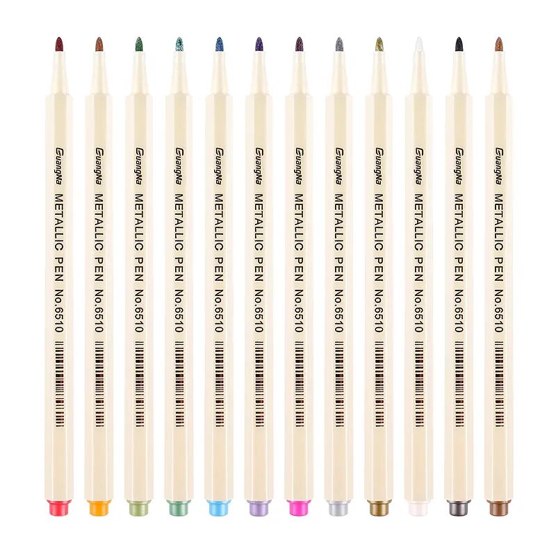 Metallic Marker Set for Rock Painting Card Making and Crafts