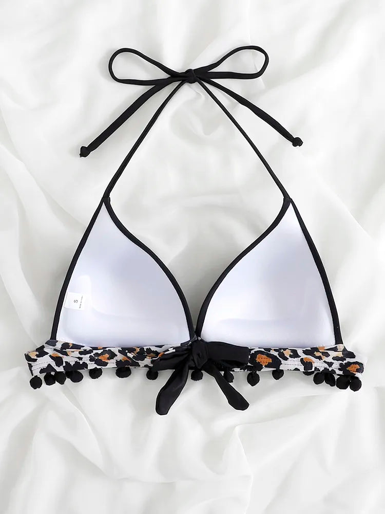 High Waist Thong Swimwear Trunks Bikinis Top