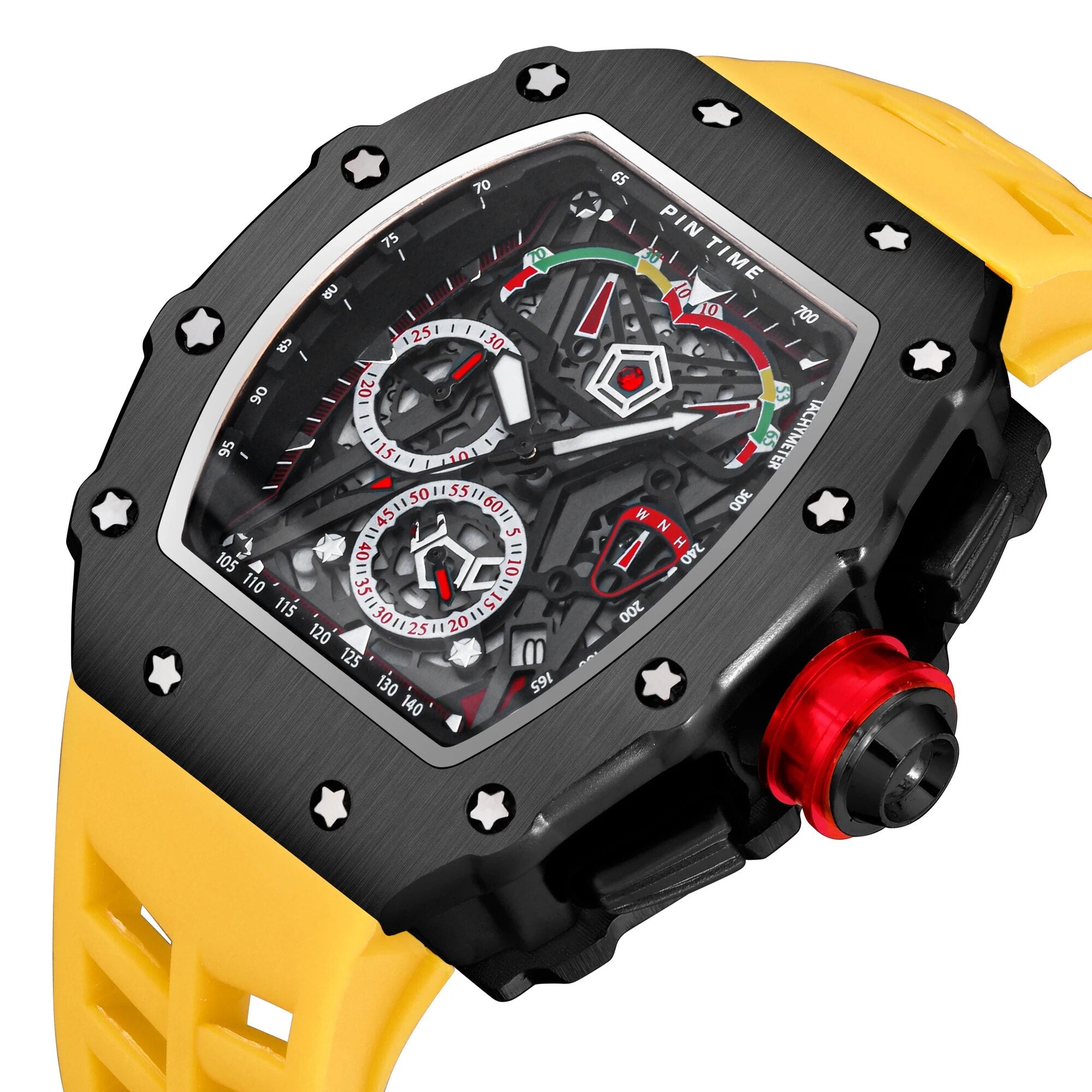 Silicone Strap Calendar Luminous Watch