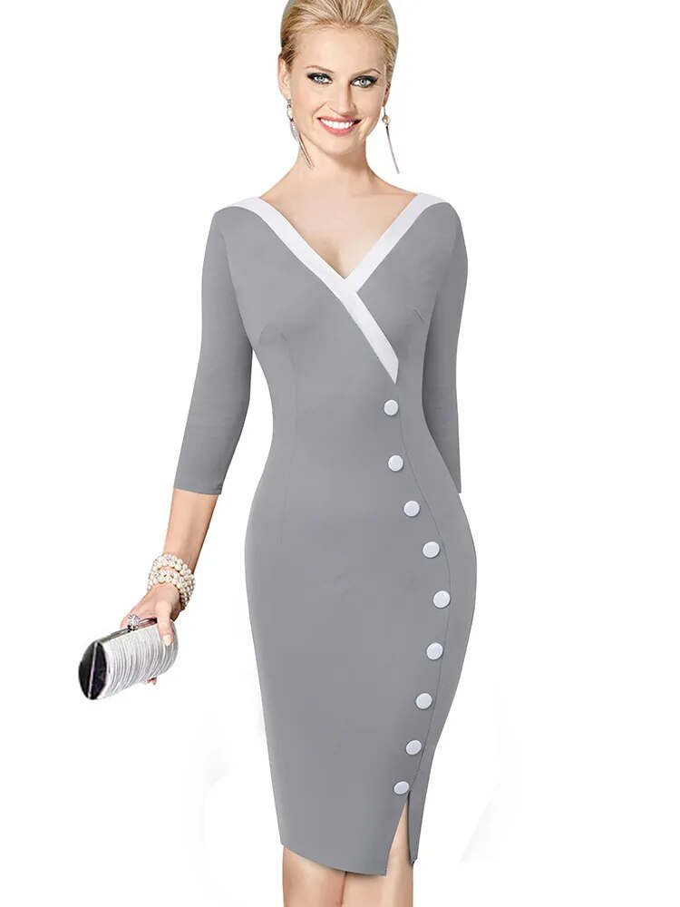 Elegant Sexy V-neck Stylish Dress
