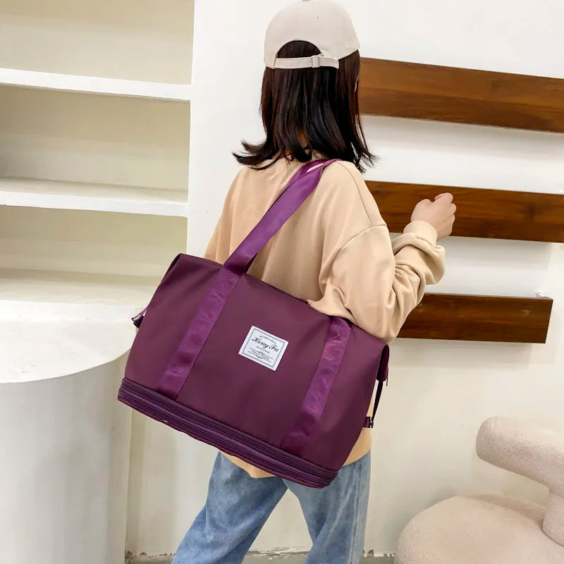 Bolsa de viaje con doble cremallera