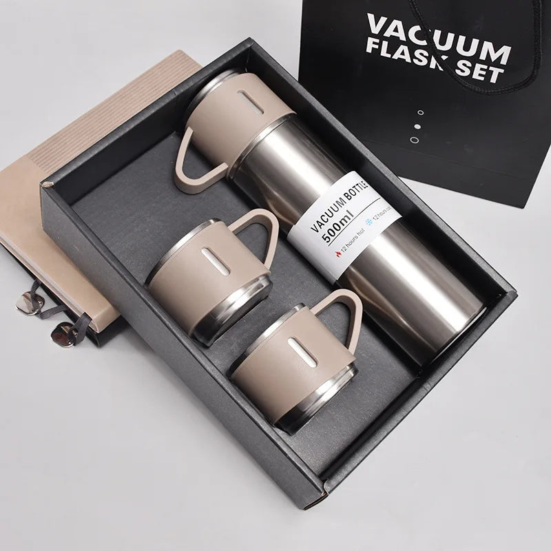 Taza de pareja al vacío de acero inoxidable