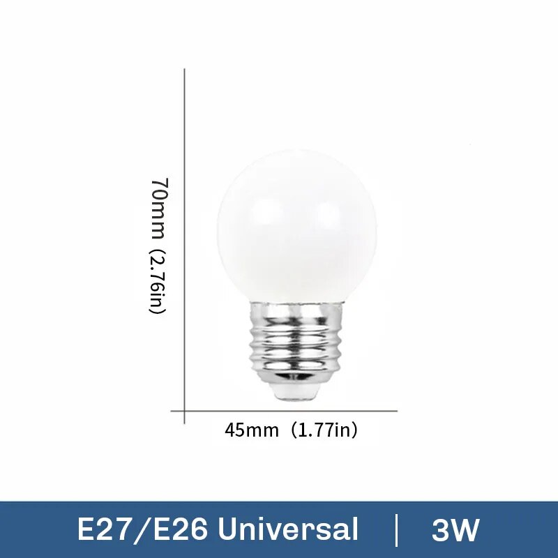10pcs LED Bulb Lamps E26 E27 E14 E12 110V GU10  120V Table Light