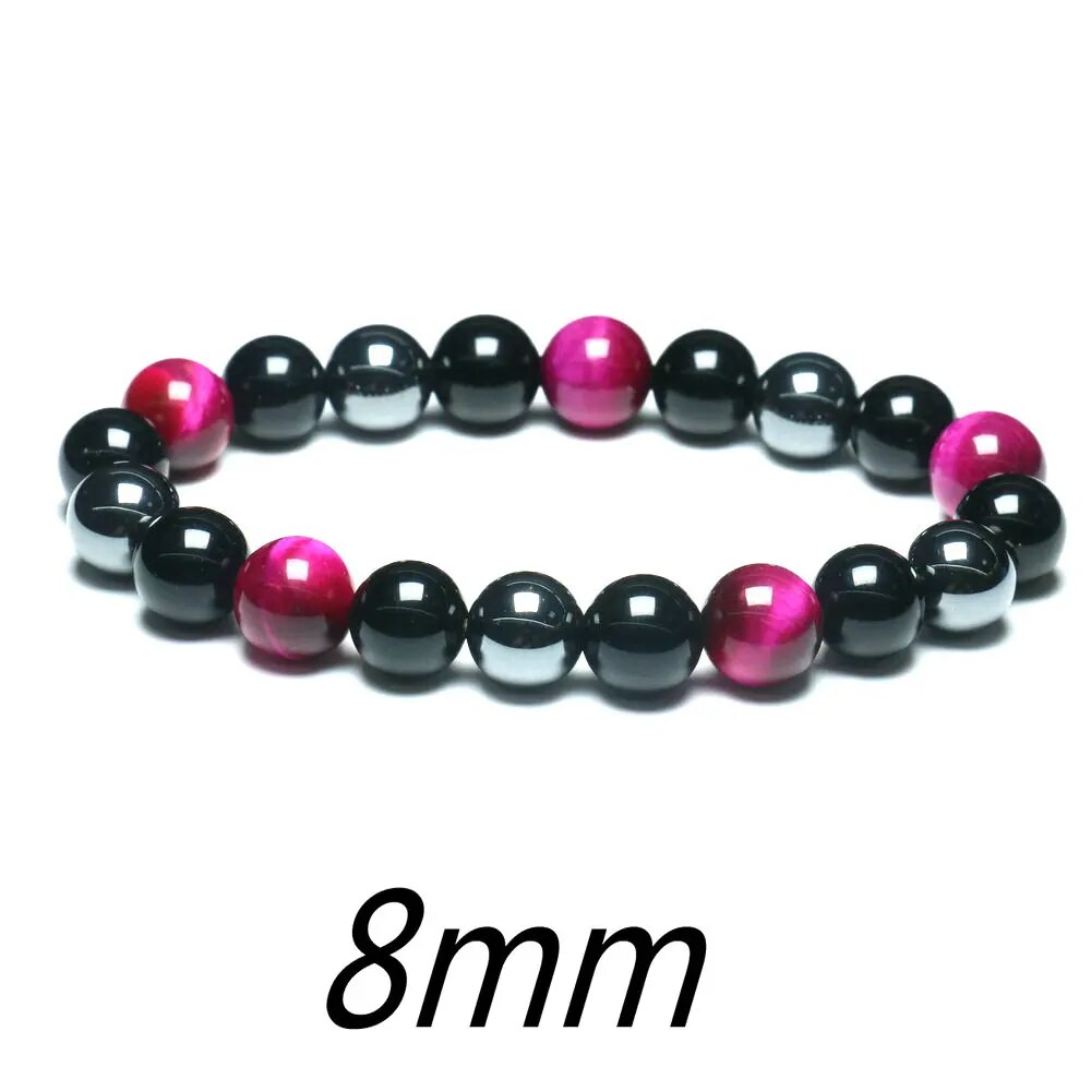 Joyería de pulsera de cuentas de ojo de tigre