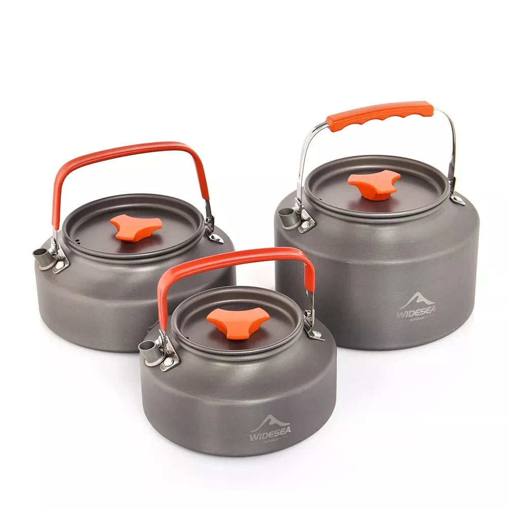 Camping Water Kettle Set 1.1L  2L 1.5L Outdoor Coffee & Picnic Gear