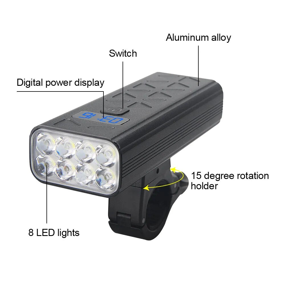 Headlight 2 LED/3 LED/5 LED/8 LED Bike Light