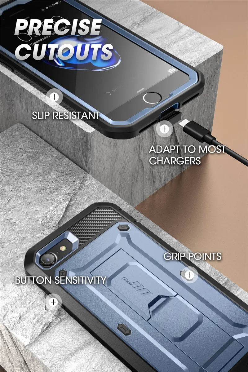 IPhone 7/8 Case Pro Rugged Holster Cover
