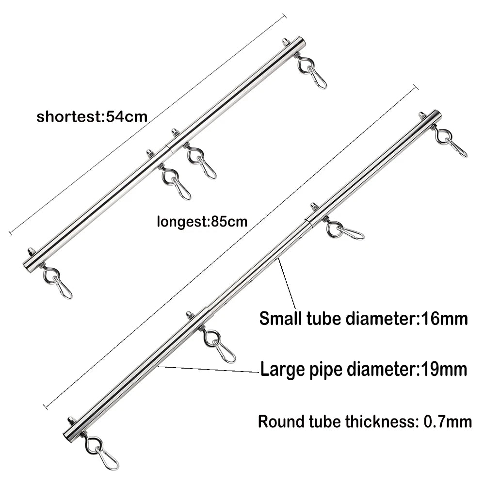 Extendable Spreader Bar Handcuffs Ankle Cuffs