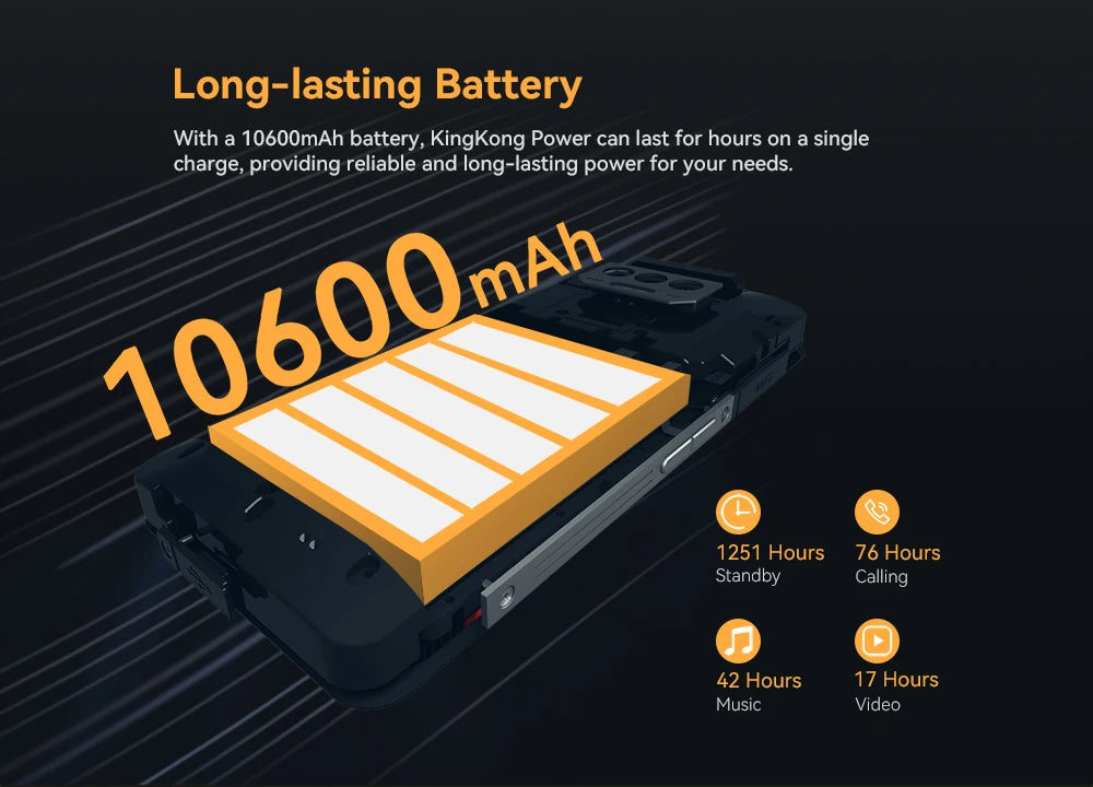 Teléfono de carga rápida de 8GB+256GB, 10600mAh, 33W