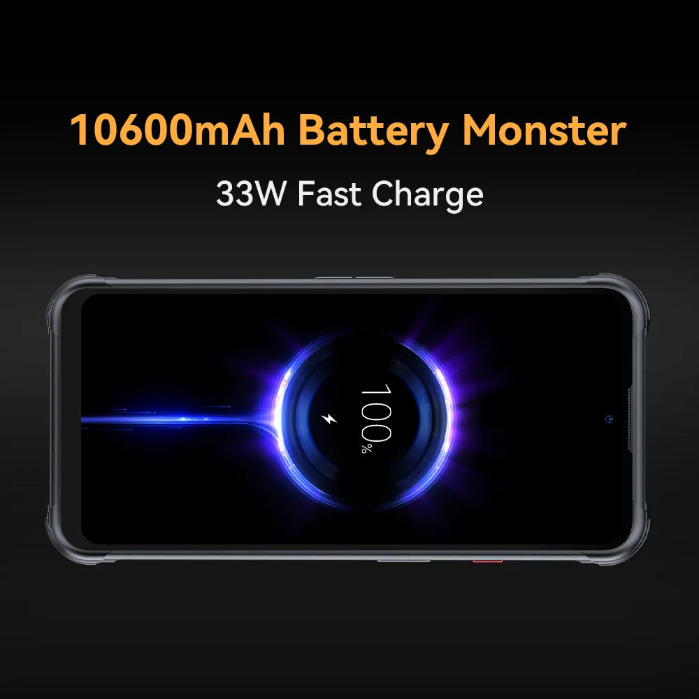 Teléfono de carga rápida de 8GB+256GB, 10600mAh, 33W
