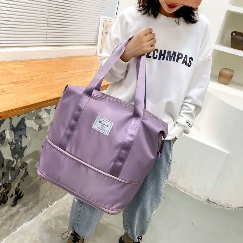 Bolsa de viaje con doble cremallera