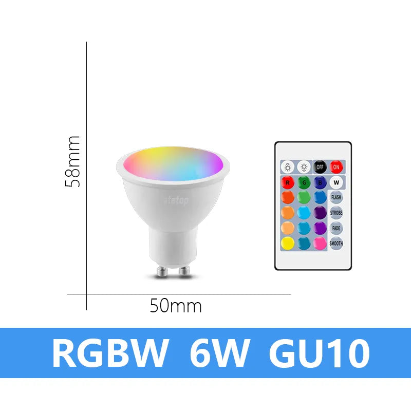 Spotlight Bulb with E27, E14, GU10, B22 bases