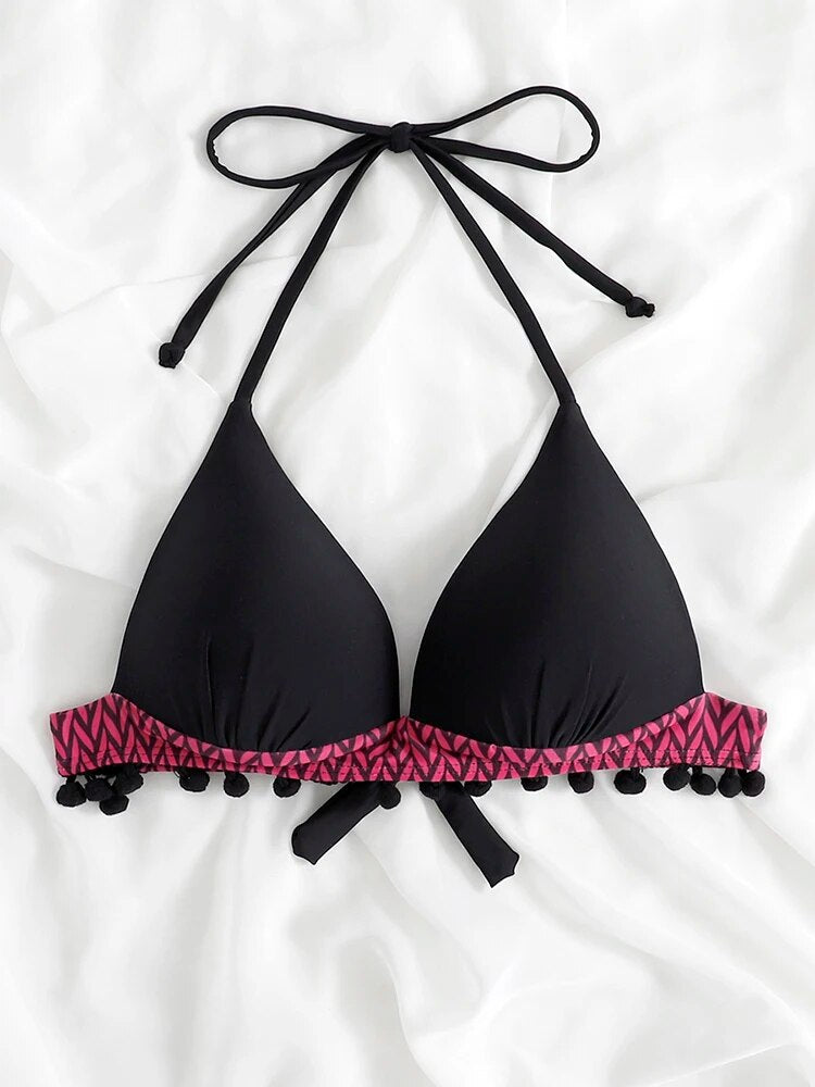 High Waist Thong Swimwear Trunks Bikinis Top