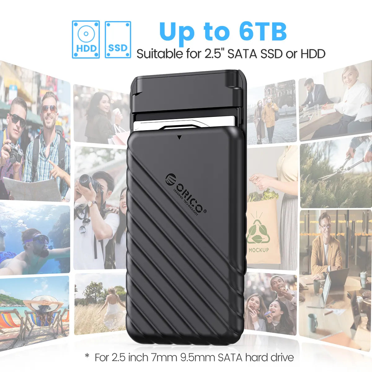 USB3.0 2.5" HDD 5Gbps  SSD PC Laptop
