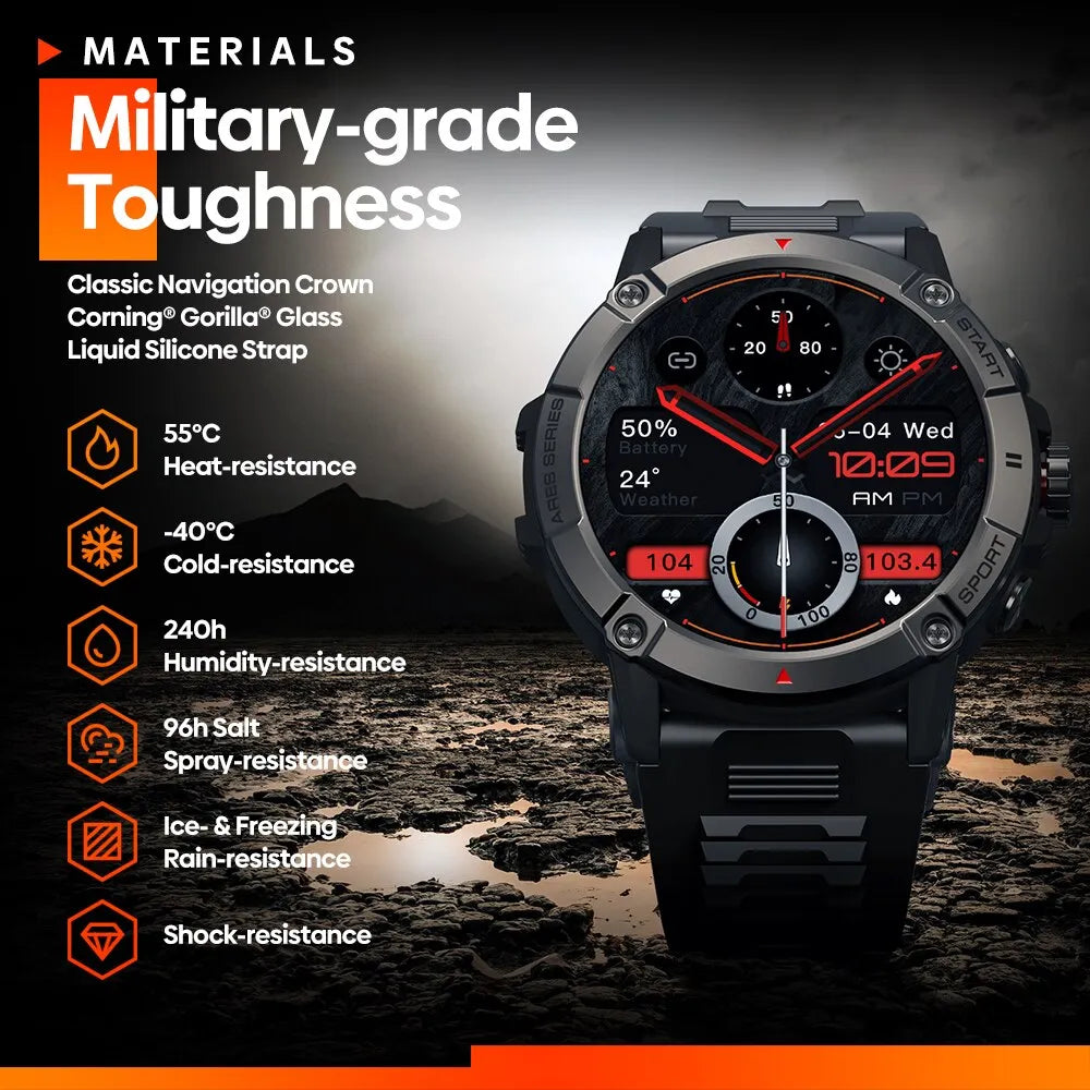 1.52 Inch IPS Display Voice Calling Smartwatch