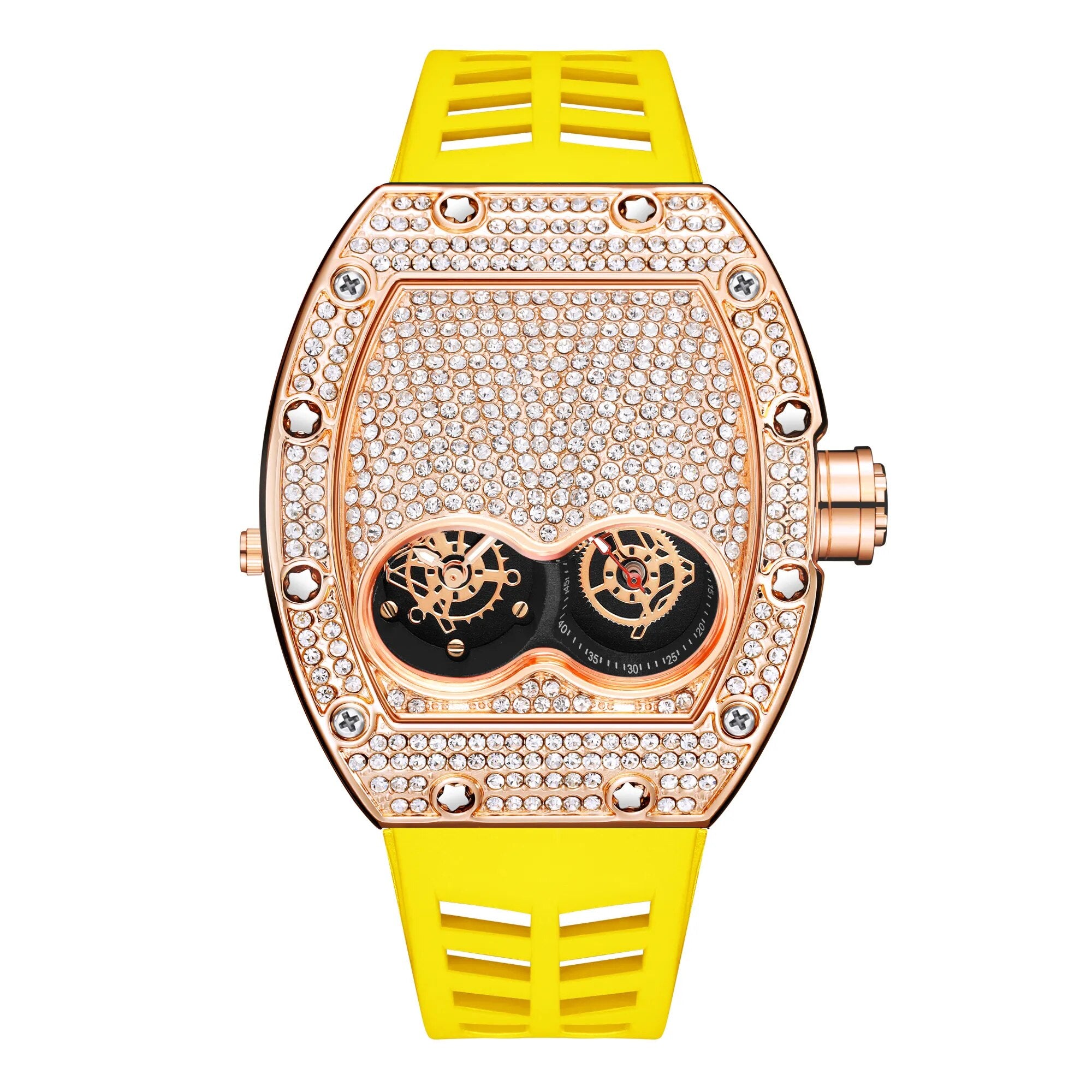 Diamond Gold Stainless Steel Quartz Wristwatches