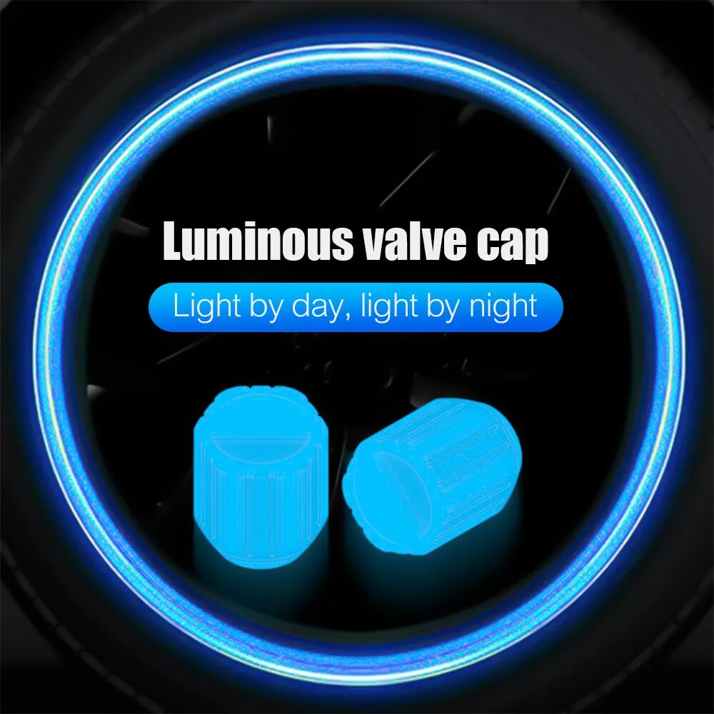 Universal Car Luminous Tire Valve Caps