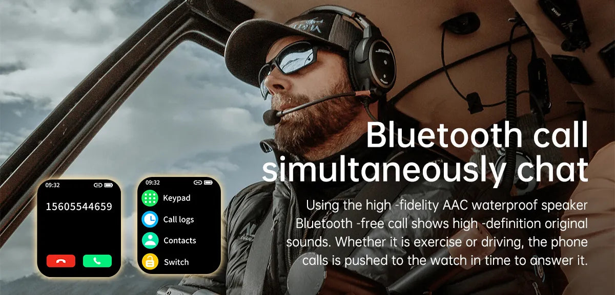Rugged Military Smart Watch for Men
