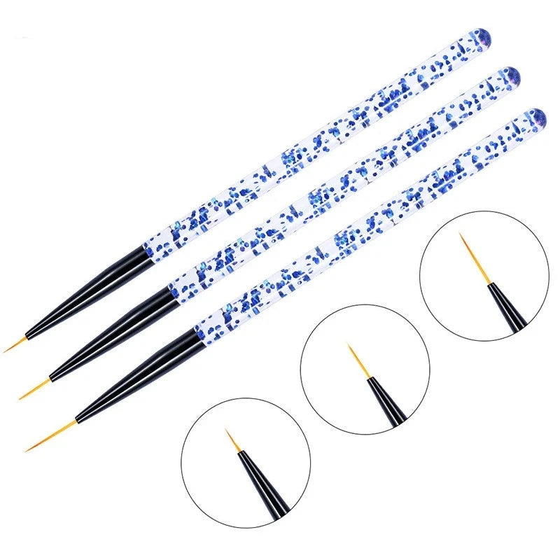 Arte Línea Pintura Pluma Gel Pinceles Dibujo