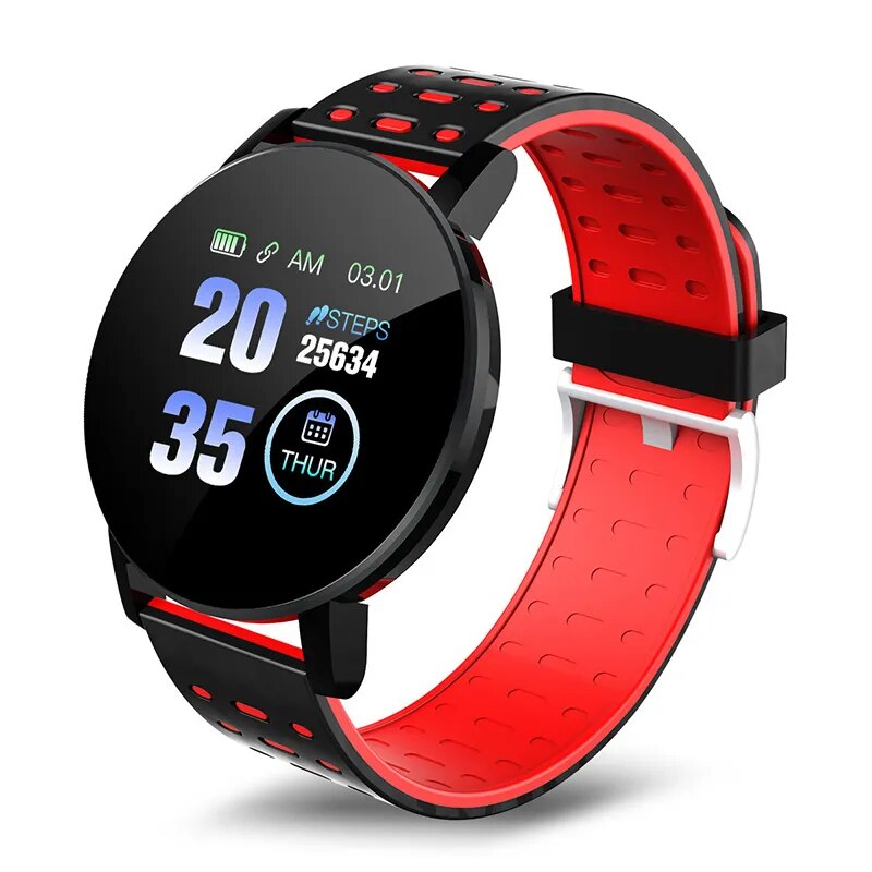 Heart Rate Blood Pressure Monitoring Fitness Tracker Smartwatch