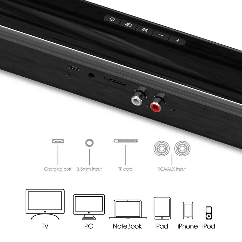 Drahtlose Bluetooth-Soundbar-Lautsprecher