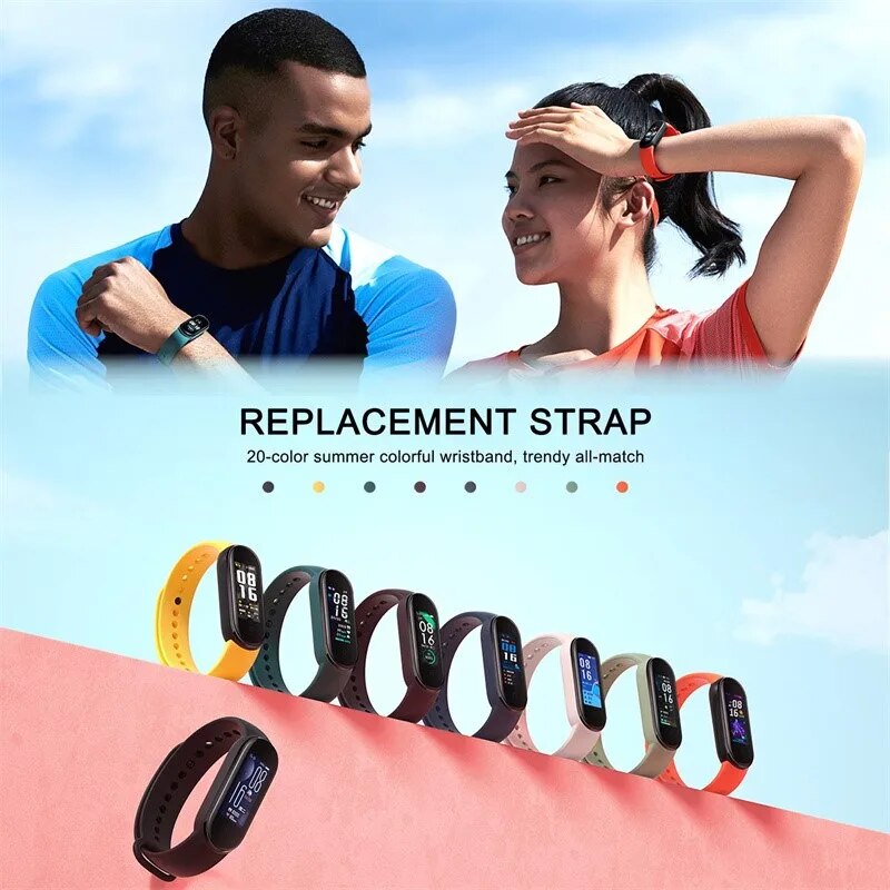 Silicone Sport Replacement Wristband Smartwatch