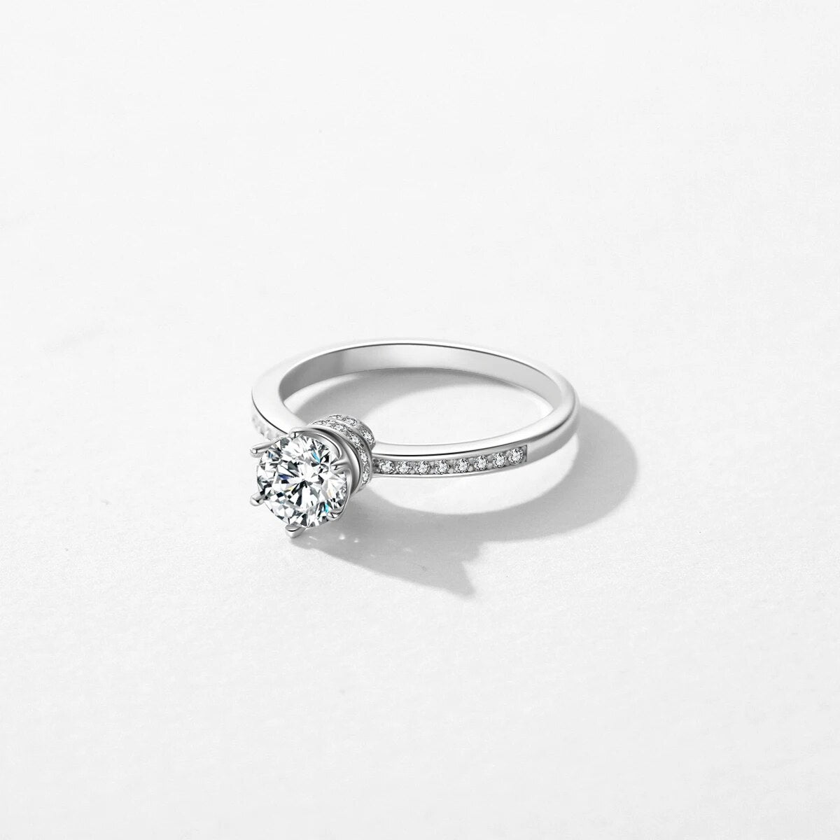 Sterling Silver 5A Zircon Wedding Rings