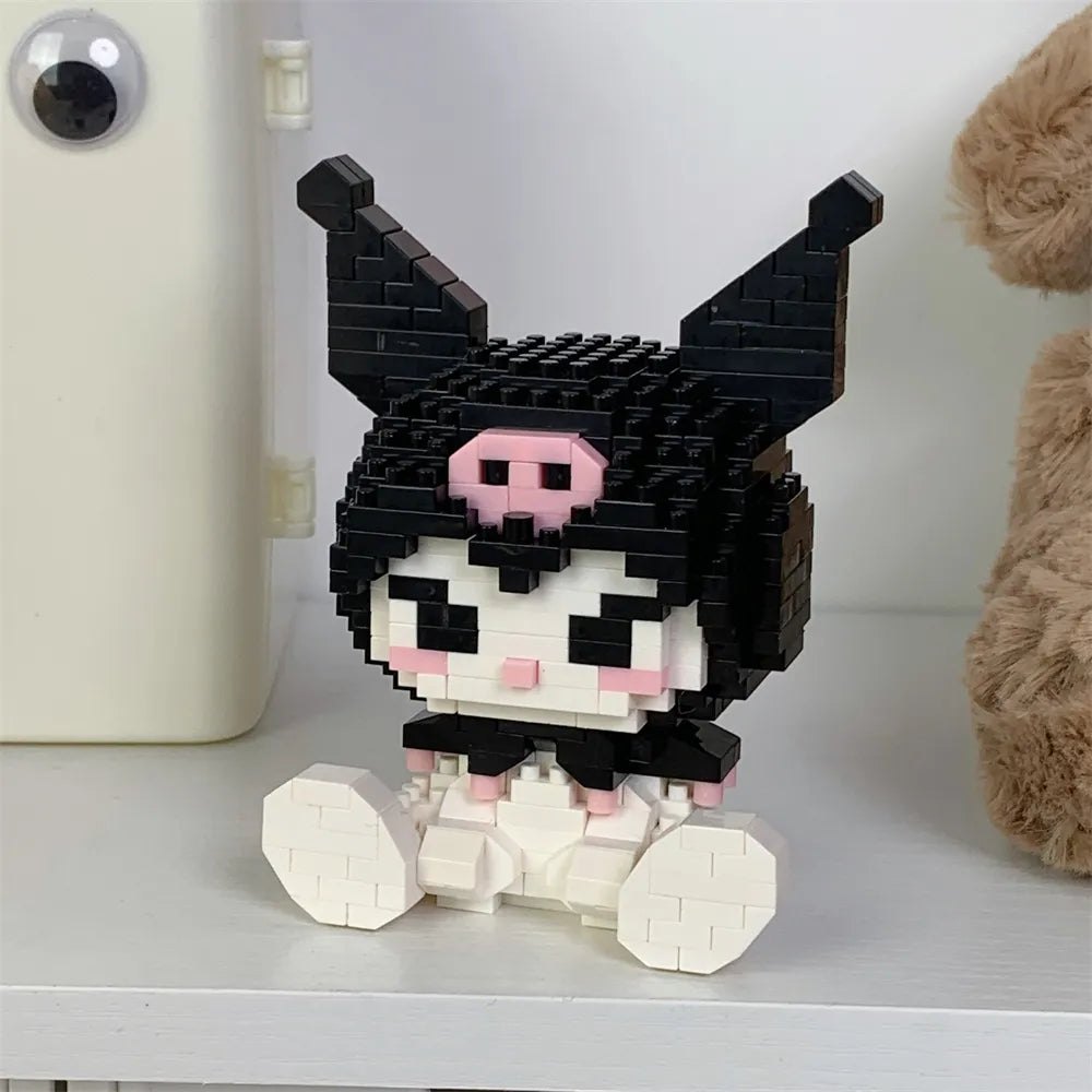 Zusammengebautes Hello Kitty-Bauspielzeug