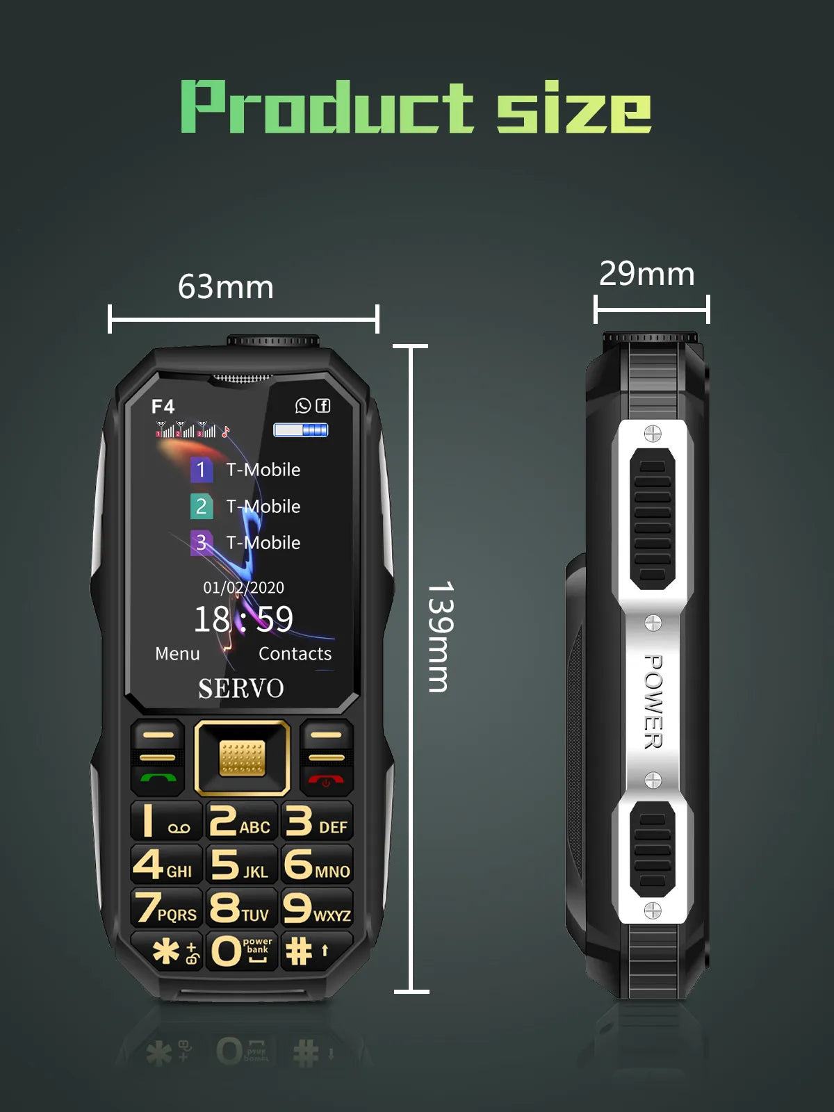 3 SIM Card  2.4“ Mobile phone