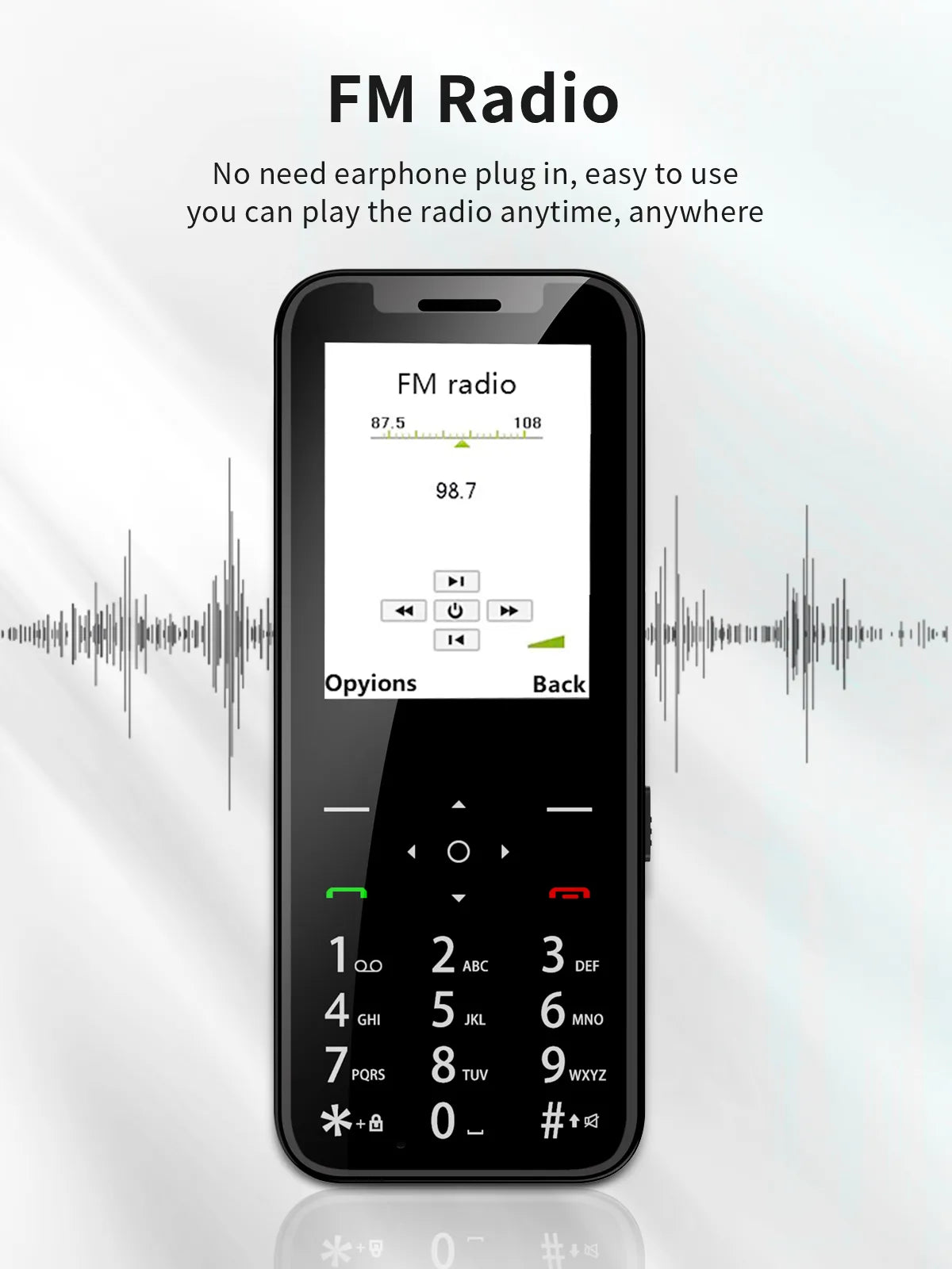 Teléfono móvil al por mayor de 4 SIM con Magic Voice y grabadora automática