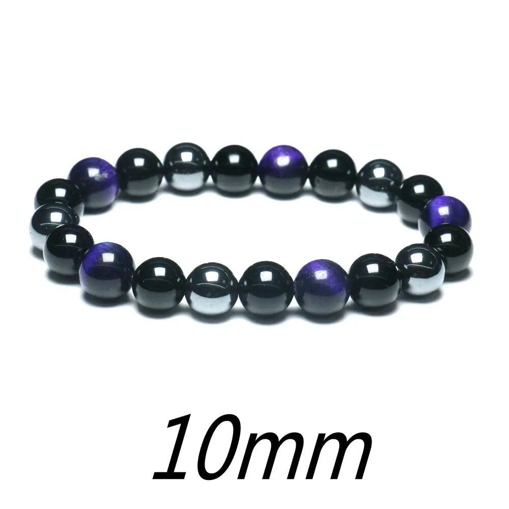Joyería de pulsera de cuentas de ojo de tigre