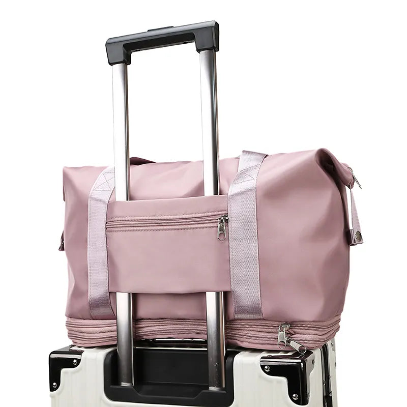 Bolsa de viaje con doble cremallera
