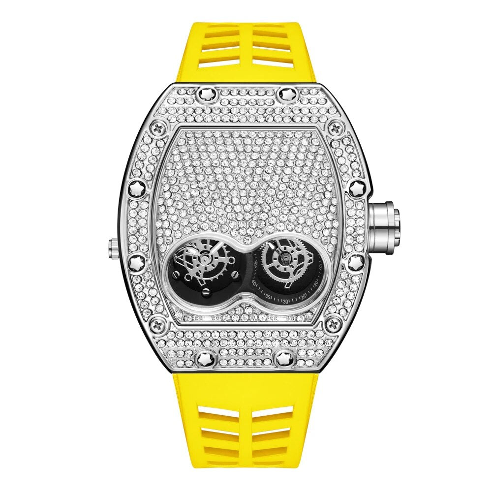 Diamond Gold Stainless Steel Quartz Wristwatches