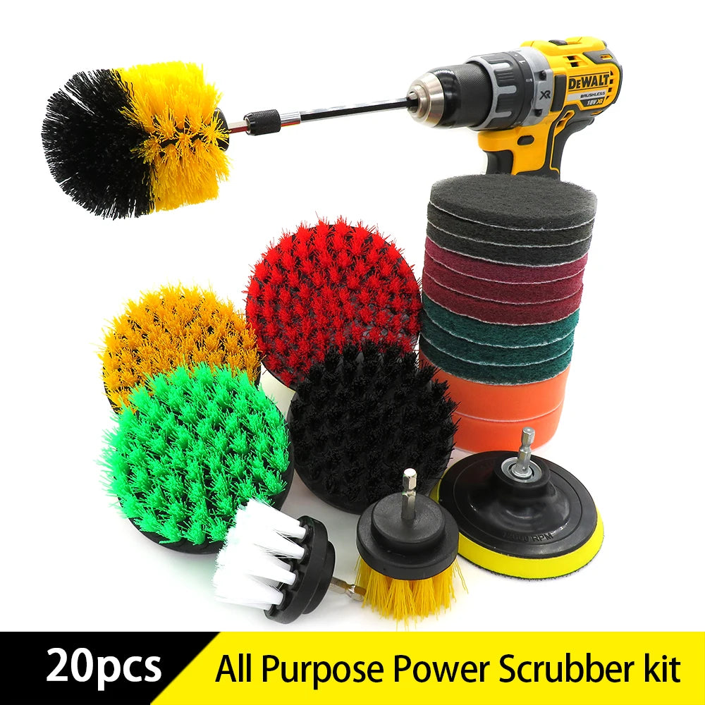 Bohrbürsten-Power-Scrubber-Reinigungsset