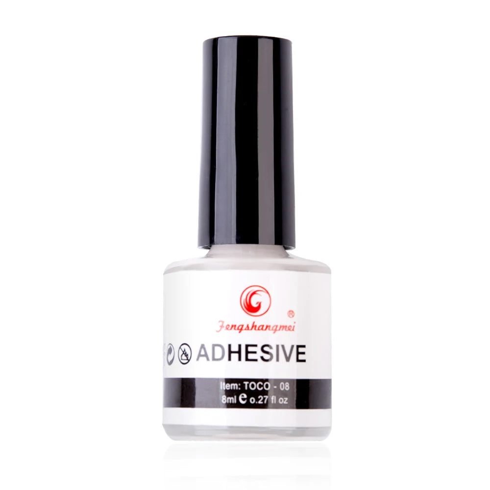 Pegamento de 8ml para pegatinas de diseño artístico de pegamento para calcomanías de uñas de aluminio